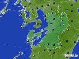 2016年11月30日の熊本県のアメダス(日照時間)