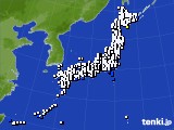 2016年11月30日のアメダス(風向・風速)