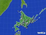 2016年12月01日の北海道地方のアメダス(降水量)