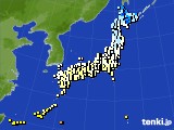 アメダス実況(気温)(2016年12月01日)