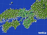 2016年12月01日の近畿地方のアメダス(風向・風速)