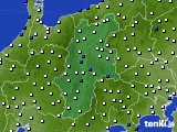 長野県のアメダス実況(風向・風速)(2016年12月01日)