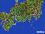 2016年12月02日の東海地方のアメダス(日照時間)