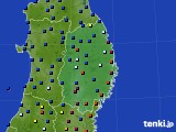 2016年12月02日の岩手県のアメダス(日照時間)