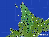 道北のアメダス実況(風向・風速)(2016年12月02日)