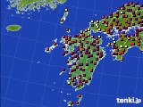 2016年12月03日の九州地方のアメダス(日照時間)