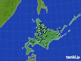 北海道地方のアメダス実況(積雪深)(2016年12月04日)