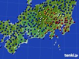 2016年12月04日の東海地方のアメダス(日照時間)