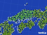 中国地方のアメダス実況(日照時間)(2016年12月04日)