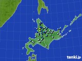 北海道地方のアメダス実況(積雪深)(2016年12月05日)