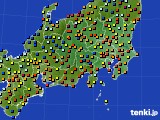 2016年12月05日の関東・甲信地方のアメダス(日照時間)