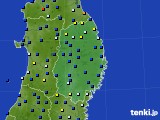 2016年12月05日の岩手県のアメダス(日照時間)