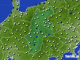 長野県のアメダス実況(風向・風速)(2016年12月05日)