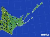 2016年12月06日の道東のアメダス(積雪深)