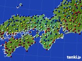 近畿地方のアメダス実況(日照時間)(2016年12月06日)