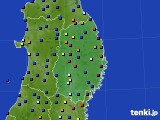 2016年12月06日の岩手県のアメダス(日照時間)