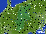 長野県のアメダス実況(風向・風速)(2016年12月06日)