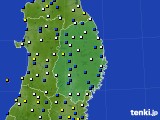 岩手県のアメダス実況(風向・風速)(2016年12月06日)