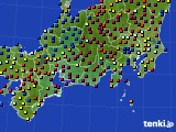 2016年12月07日の東海地方のアメダス(日照時間)