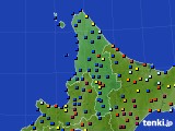 2016年12月07日の道北のアメダス(日照時間)