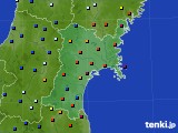 宮城県のアメダス実況(日照時間)(2016年12月07日)