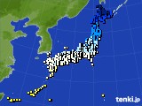 アメダス実況(気温)(2016年12月07日)