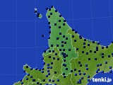 2016年12月07日の道北のアメダス(気温)