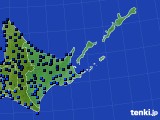 2016年12月07日の道東のアメダス(気温)