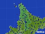 2016年12月08日の道北のアメダス(気温)