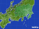 関東・甲信地方のアメダス実況(降水量)(2016年12月09日)