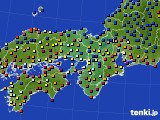 近畿地方のアメダス実況(日照時間)(2016年12月09日)