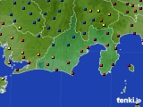 静岡県のアメダス実況(日照時間)(2016年12月09日)