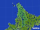 2016年12月09日の道北のアメダス(気温)