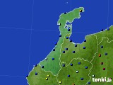 石川県のアメダス実況(日照時間)(2016年12月10日)