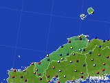 2016年12月11日の島根県のアメダス(日照時間)