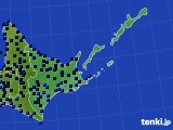 2016年12月11日の道東のアメダス(気温)