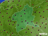 2016年12月12日の群馬県のアメダス(日照時間)