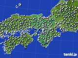 近畿地方のアメダス実況(降水量)(2016年12月13日)