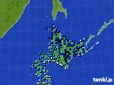 アメダス実況(気温)(2016年12月13日)