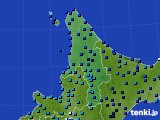 2016年12月13日の道北のアメダス(気温)