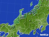 北陸地方のアメダス実況(降水量)(2016年12月14日)