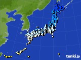 アメダス実況(気温)(2016年12月14日)