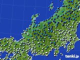 2016年12月15日の北陸地方のアメダス(気温)