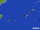2016年12月15日の沖縄地方のアメダス(風向・風速)