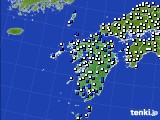 九州地方のアメダス実況(風向・風速)(2016年12月15日)