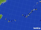 沖縄地方のアメダス実況(風向・風速)(2016年12月16日)