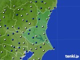 茨城県のアメダス実況(風向・風速)(2016年12月16日)