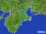 三重県のアメダス実況(日照時間)(2016年12月17日)