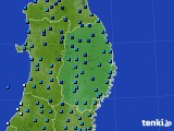 岩手県のアメダス実況(気温)(2016年12月17日)