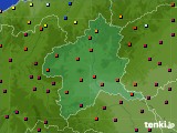 2016年12月18日の群馬県のアメダス(日照時間)